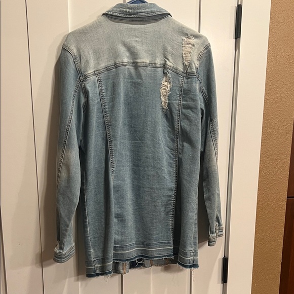 Distressed Jean Jacket - Picture 3 of 3